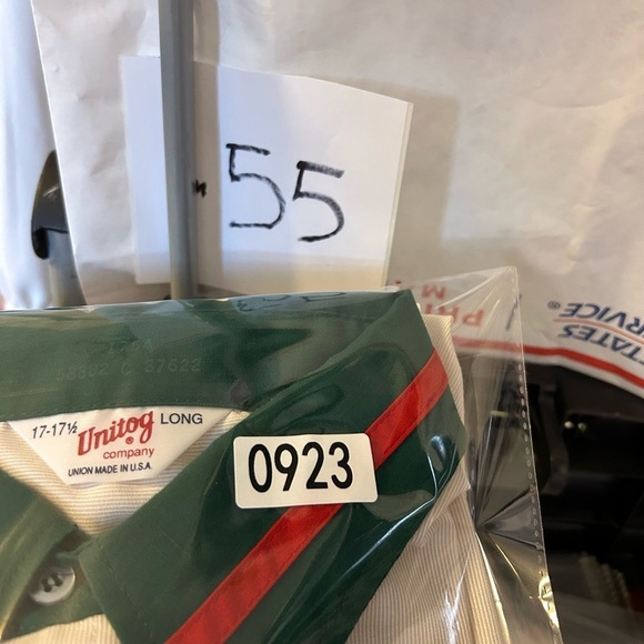 VTG Unitog Union made in USA Coca Cola Shirt Men’s Size 17.5 Button Down collar - Picture 14 of 14